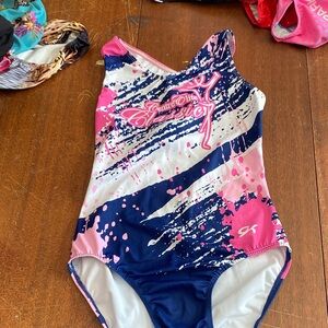 GK Gymnastics suit AM- Pink and Navy